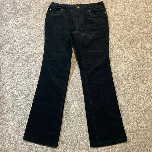 Curations Black Corduroy Bootcut Pants 8P - Picture 1 of 15